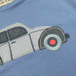Malvi & Co T-Shirt tinta unita con Stampa Azzurro per Neonato S25B206CAJJ AZZURRO MALVI & CO 