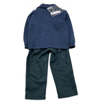 BARCELLINO completo 4 pezzi camicia-pantaloni-giacca-papillon Blu per Neonato 115314 BLU BARCELLINO 