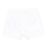 Moschino Bermuda tinta unita con Logo Bianco per Neonato MUQ018XXXX BIANCO MOSCHINO 