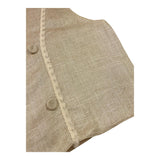 Vicolo Gilet Tinta Unita con Applicazioni per Bambina 3146B00017 BEIGE VICOLO 