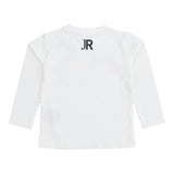 John Richmond Shirt Girocollo Tinta Unita con Stampa per Neonato RIA240066TS BIANCO JOHN RICHMOND 