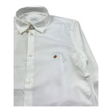 Manuel Ritz Camicia Manica Lunga Tinta Unita con Logo per Bambino MR0263 BIANCO MANUEL RITZ 