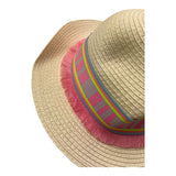 Billieblush Cappello Paglia Tinta Unita con Applicazioni per Bambina U20758 BEIGE BillIEBLUSH 