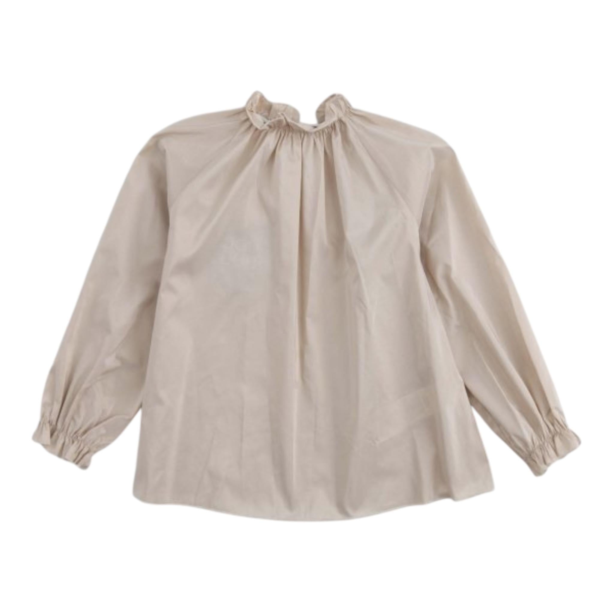 DOU DOU camicia manica lunga tinta unita Beige per Bambina DV5A50X BEIGE DOU DOU 