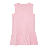 Guess Abito Giromanica Tinta Unita con Logo per Bambina K4RK23KA6W4 ROSA GUESS 
