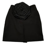 Naice Gonna Tinta Unita con Spilla per Bambina 24162 NERO NAICE 