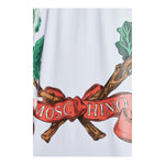 MOSCHINO t-shirt girocollo tinta unita con stampa Bianco per Bambino HAM06H BIANCO MOSCHINO 