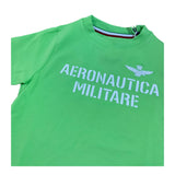 Aeronautica Militare T-Shirt Girocollo Tinta Unita con Stampa per Neonato 251TS0040AN VERDE AERONAUTICA MILITARE 