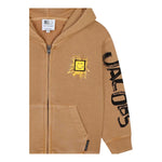 MARC JACOBS felpa tinta unita con zip e cappuccio Beige per Bambino W60260 BEIGE MARC JACOBS 