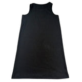 John Richmond Abito Giromanica Tinta Unita con Logo per Bambina RGP26003VE NERO JOHN RICHMOND 