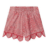 Stella Mccartney Short Biclore Fantasy Hearts Weiß/Rot für Mädchen