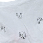 Liu Jo T-Shirt Girocollo Tinta Unita con Stampa Logo per Bambina GA5159XX BIANCO LIU JO 