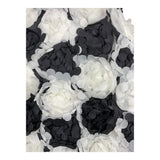Miss Blumarine Short Bicolore Con Applicazioni Bianco/Nero Per Bambina