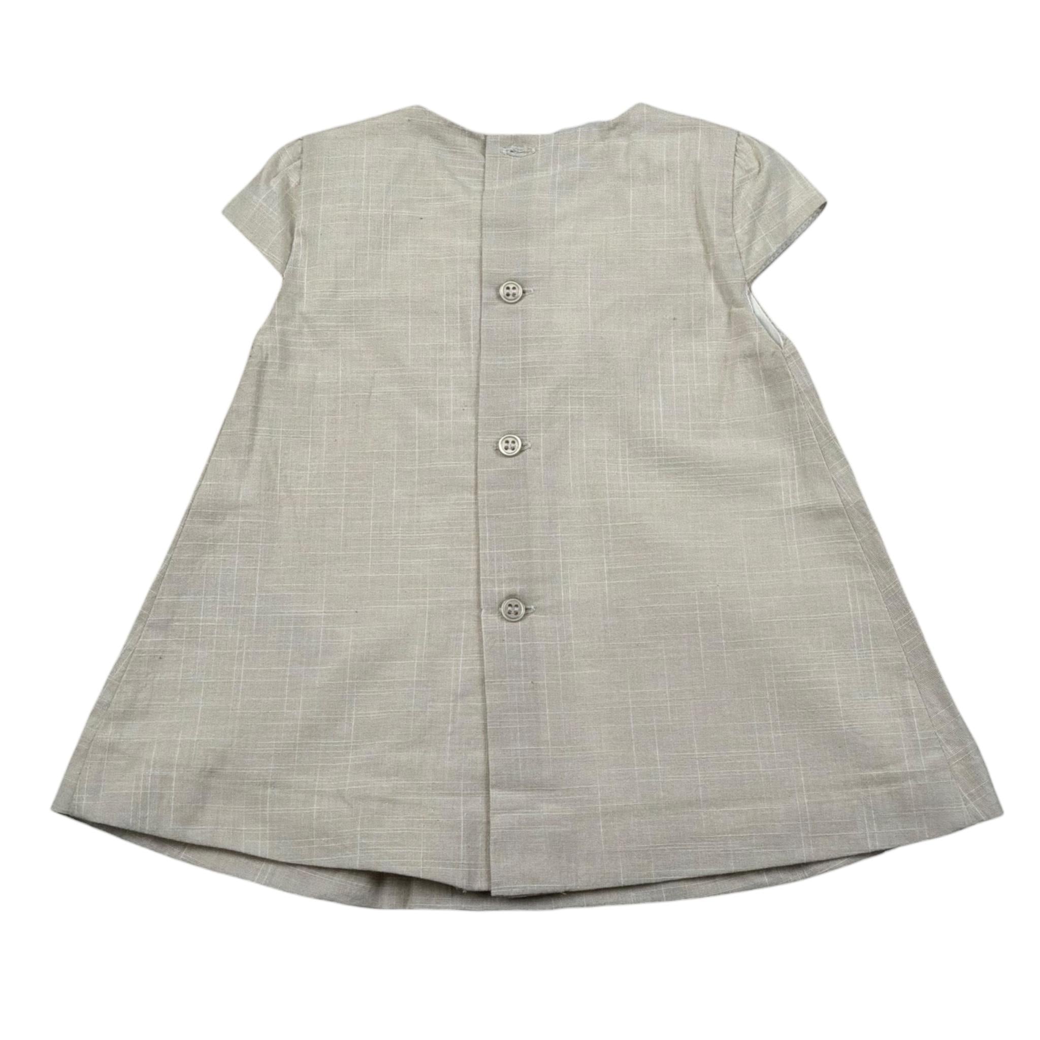 Paz Rodriguez Set Abito Mezza Manica-Coulotte Tinta Unita per Neonata 004152719X BEIGE PAZ RODRIGUEZ 