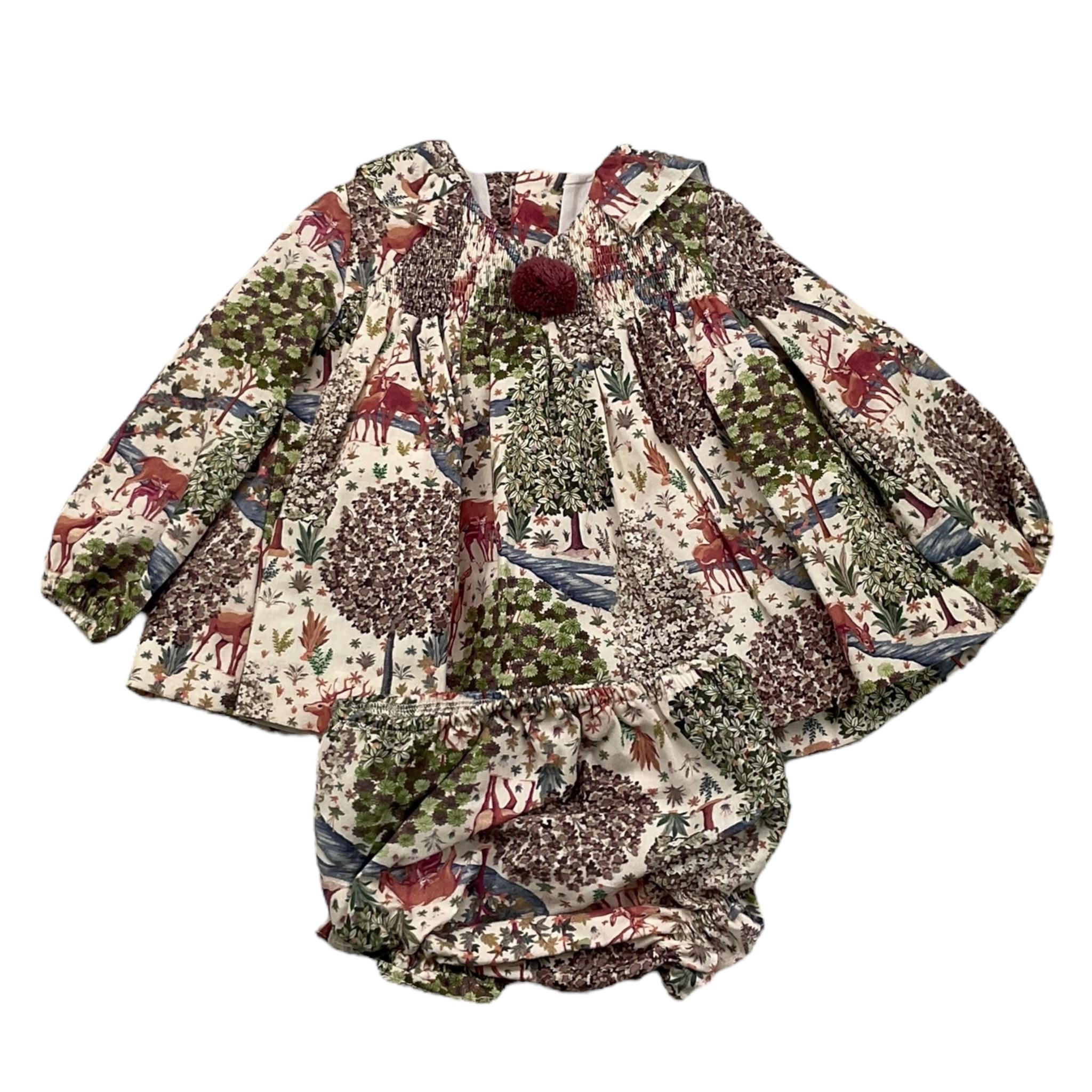 MARTA Y PAULA abito manica lunga con culotte Multicolor per Neonata 143 MULTICOLOR MARTA Y PAULA 