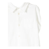Il Gufo Camicia Manica Lunga Tinta Unita con Taschino per Bambino COACL049MF002 PANNA IL GUFO 
