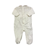 MINIMU' tutina tinta unita con fiocco Bianco per Neonata P39101 BIANCO MINIMU' 