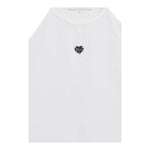 Guess T-Shirt Girocollo Tinta Unita con Applicazione per Bambina J5RI32K6YW4 BIANCO GUESS 