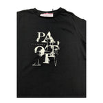 Cesare Paciotti T-Shirt Girocollo Tinta Unita con Stampa per Bambino TSP5167BX NERO CESARE PACIOTTI 