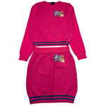 MARC ELLIS completo 2 pezzi maglia-gonna tinta unita Fuxia per Bambina JMJSW00194X FUXIA MARC ELLIS 