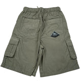 Roy Roger'S Bermuda Tinta Unita con Elastico In Vita per Bambino RB144 VERDE ROY ROGER'S 