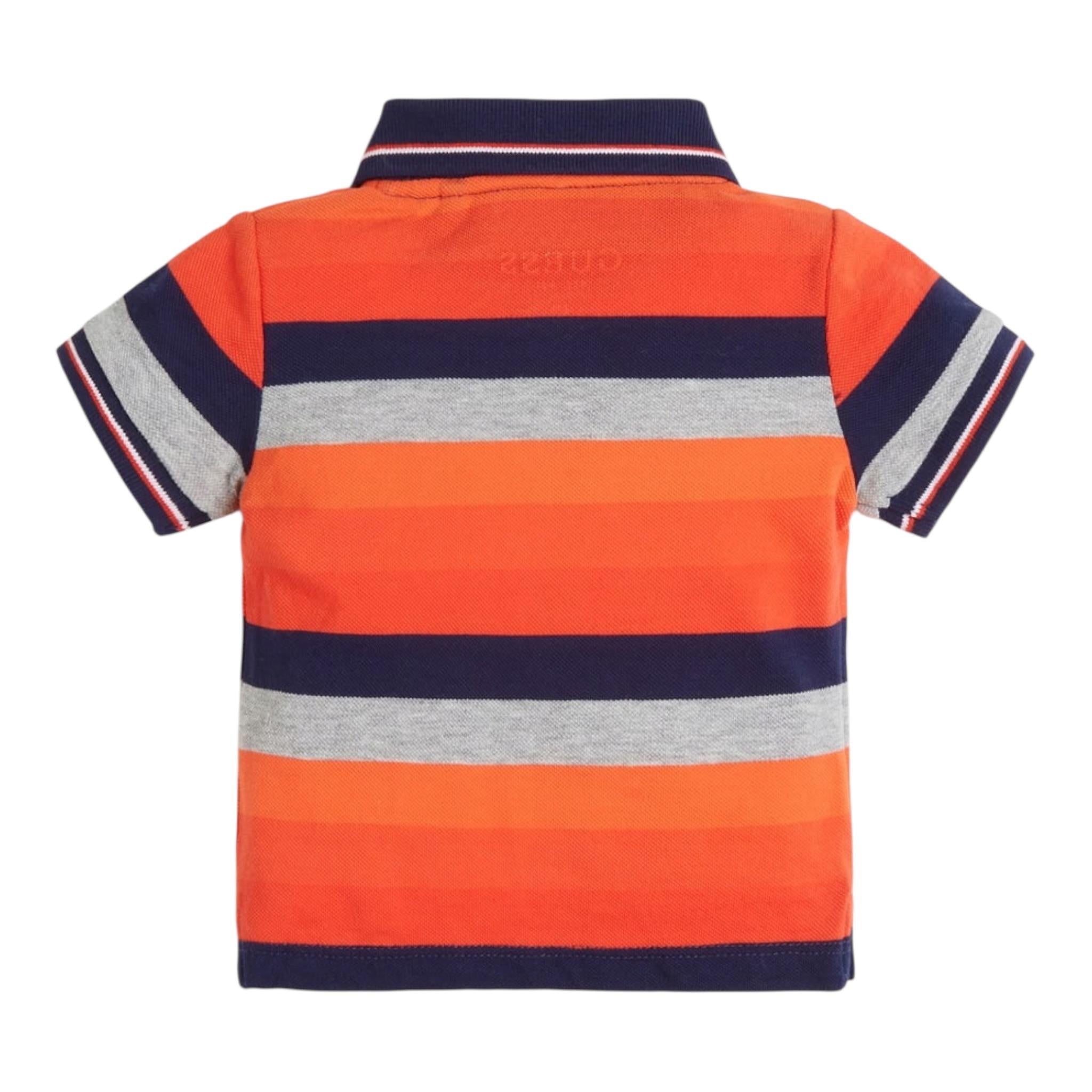 Guess Polo Mez Manica Tricolore per Neonato N1GP05K9MZ0 MULTICOLOR GUESS 