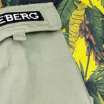 Iceberg Camicia Mezza Manica Tinta Unita con Fantasia per Bambino CMICE4107J VERDE ICEBERG 