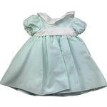 Le Bebe Abito Mezza Manica Tinta Unita  per Neonata LBG6436 VERDE ACQUA LE BEBE 