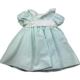 Le Bebe Abito Mezza Manica Tinta Unita  per Neonata LBG6436 VERDE ACQUA LE BEBE 