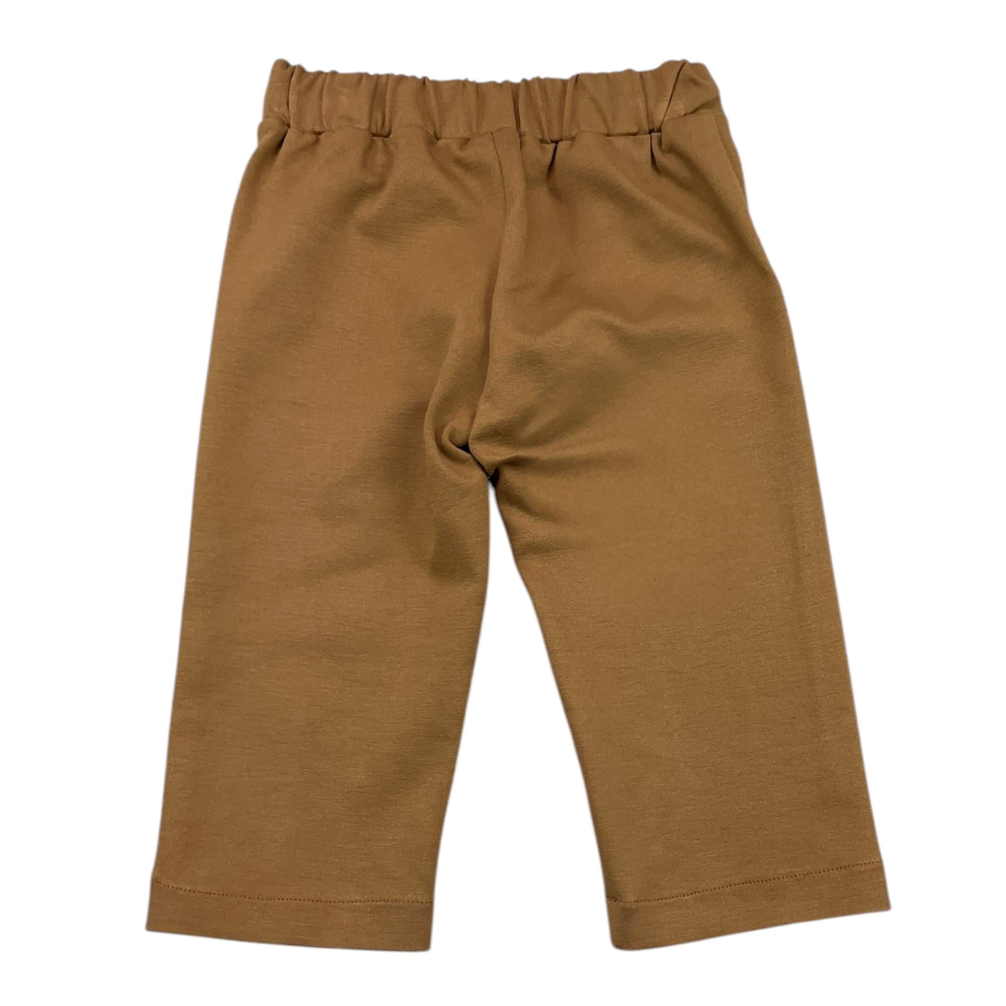 LE BEBE' pantalone tinta unita con elastico in vita Cammello per Neonata LBG6058 CAMMELLO LE BEBE' 