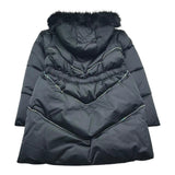 Juicy Couture Giubbino Tinta Unita con Cappuccio E Zip per Bambina JBX6633 NERO JUICY COUTURE 