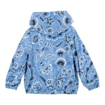 Etro Giubbino Tinta Unita Stampa Fantasia con Cappuccio per Bambino GU2P47 AZZURRO ETRO 