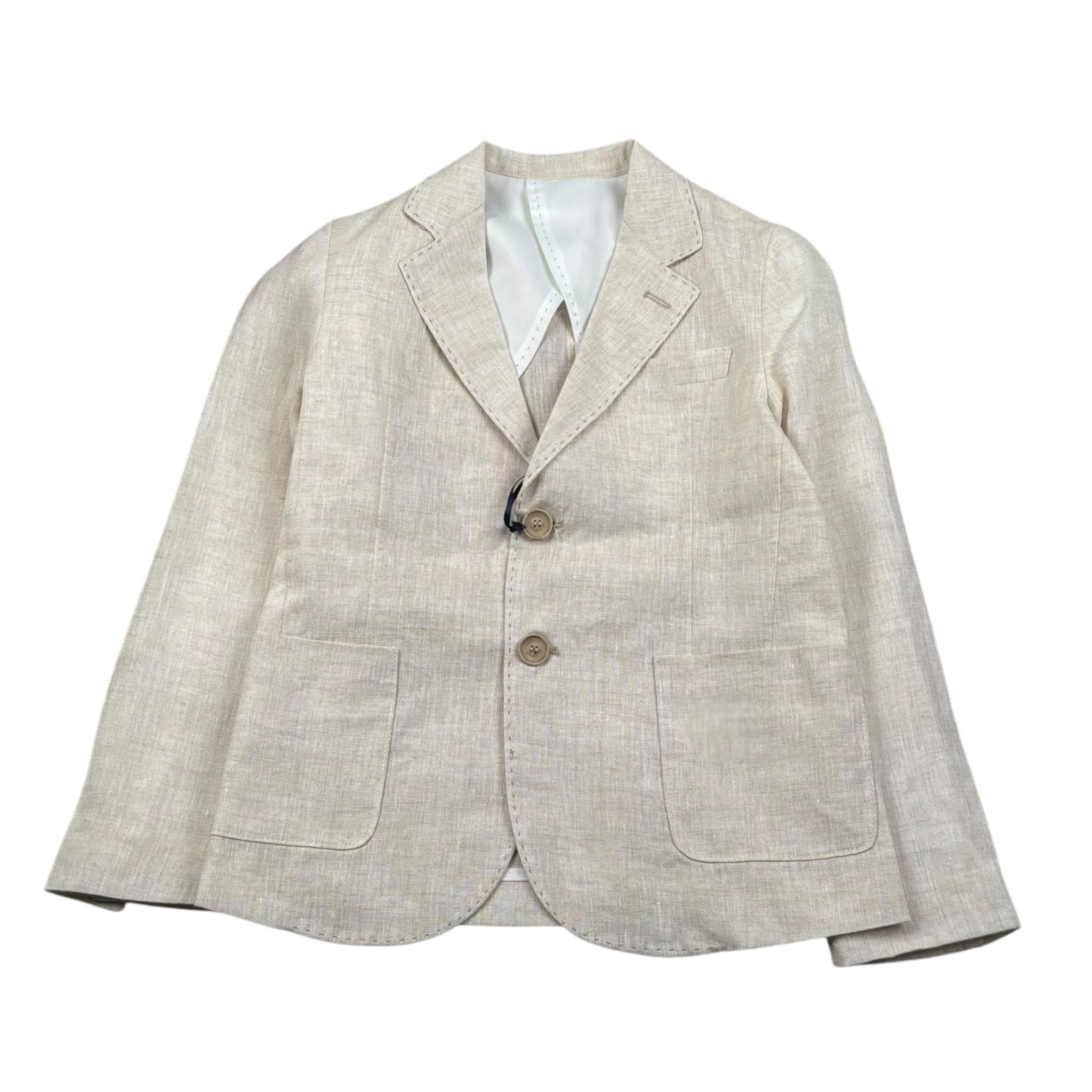 Manuel & Frank Giacca Tinta Unita con Bottoni per Bambino MF6207R BEIGE MANUEL & FRANK 