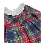 MAYORAL abito tinta unita con fantasia e colletto Blu per Neonata 2903 BLU MAYORAL 