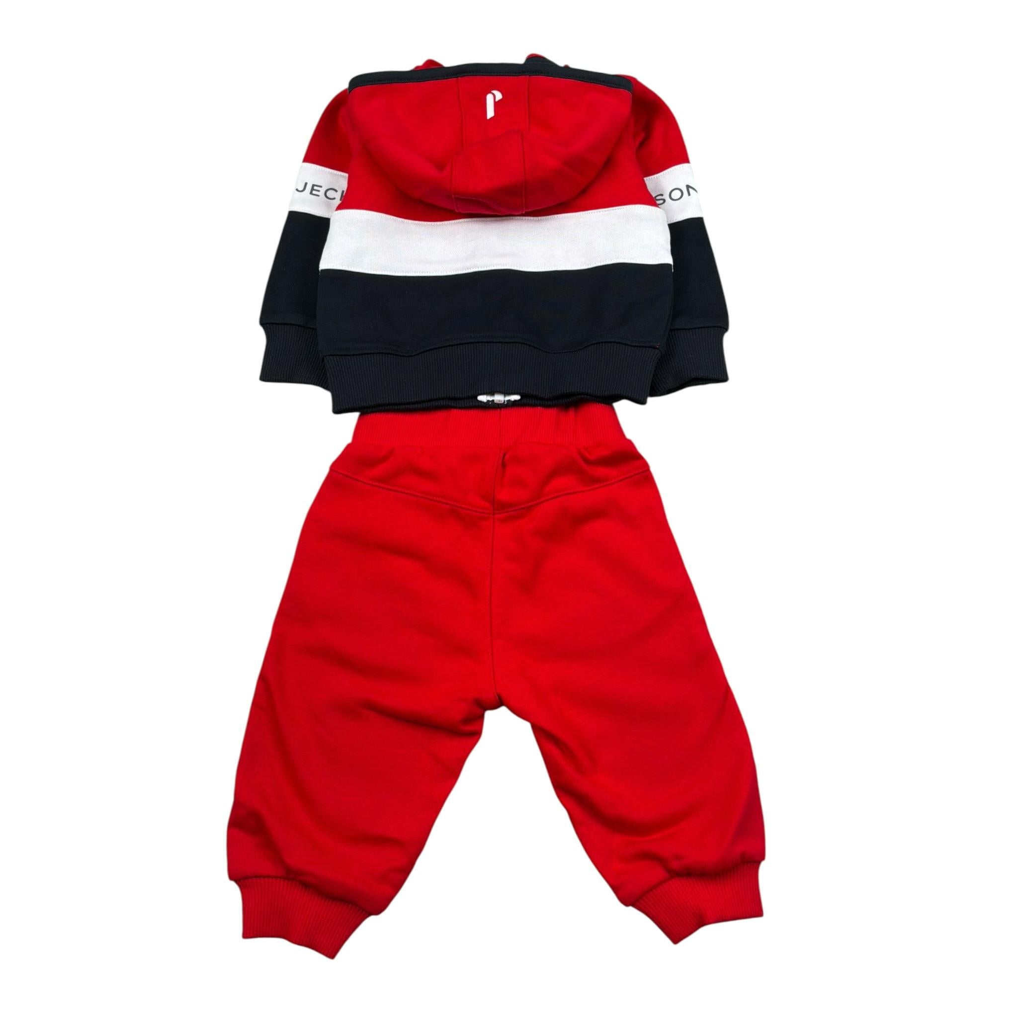 Jeckerson Completo 2 Pezzi Felpa-Pantalone per Neonato JN4010 ROSSO JECKERSON 