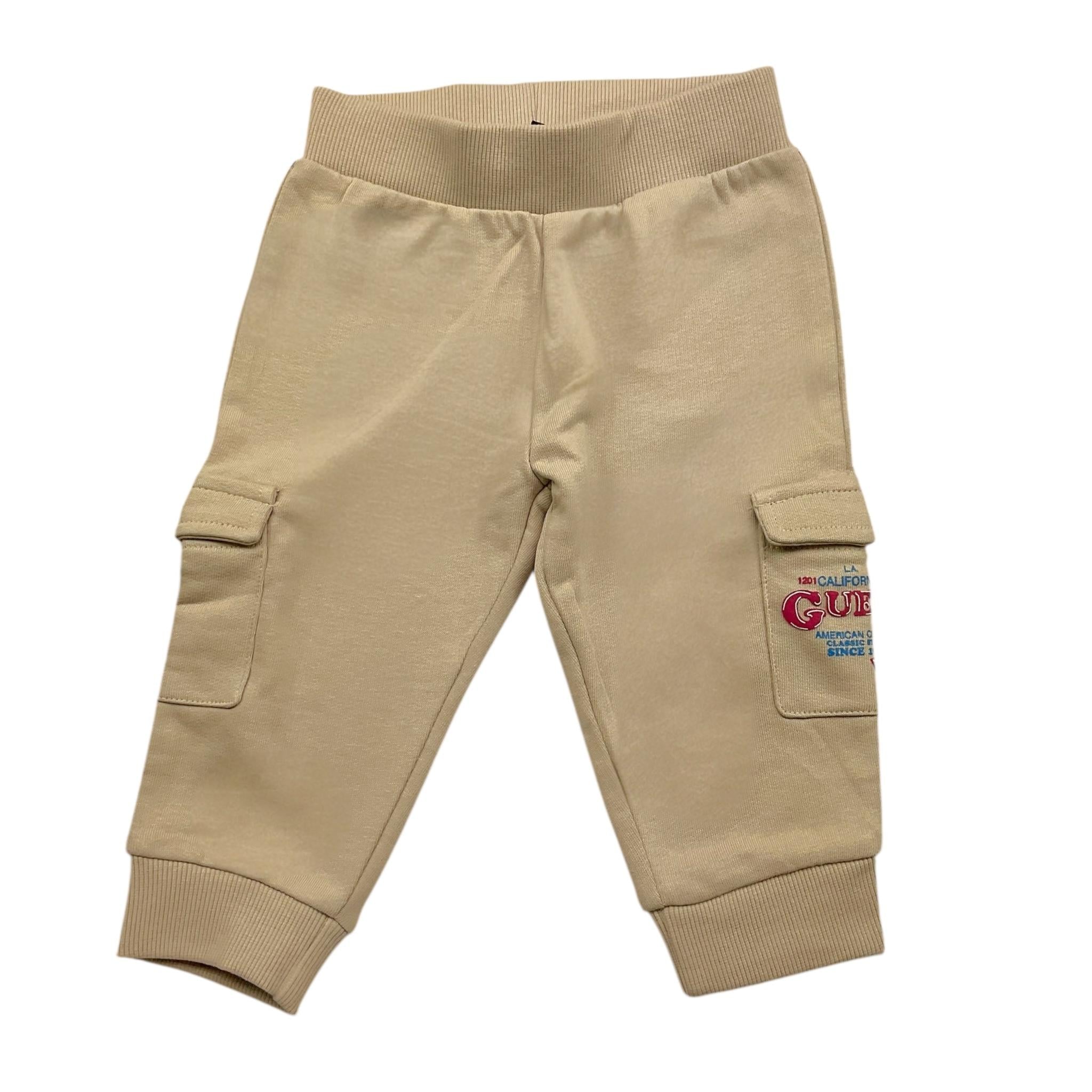 GUESS pantalone tinta unita con elastico in vita Beige per Neonato I4YG10K8HP BEIGE GUESS 