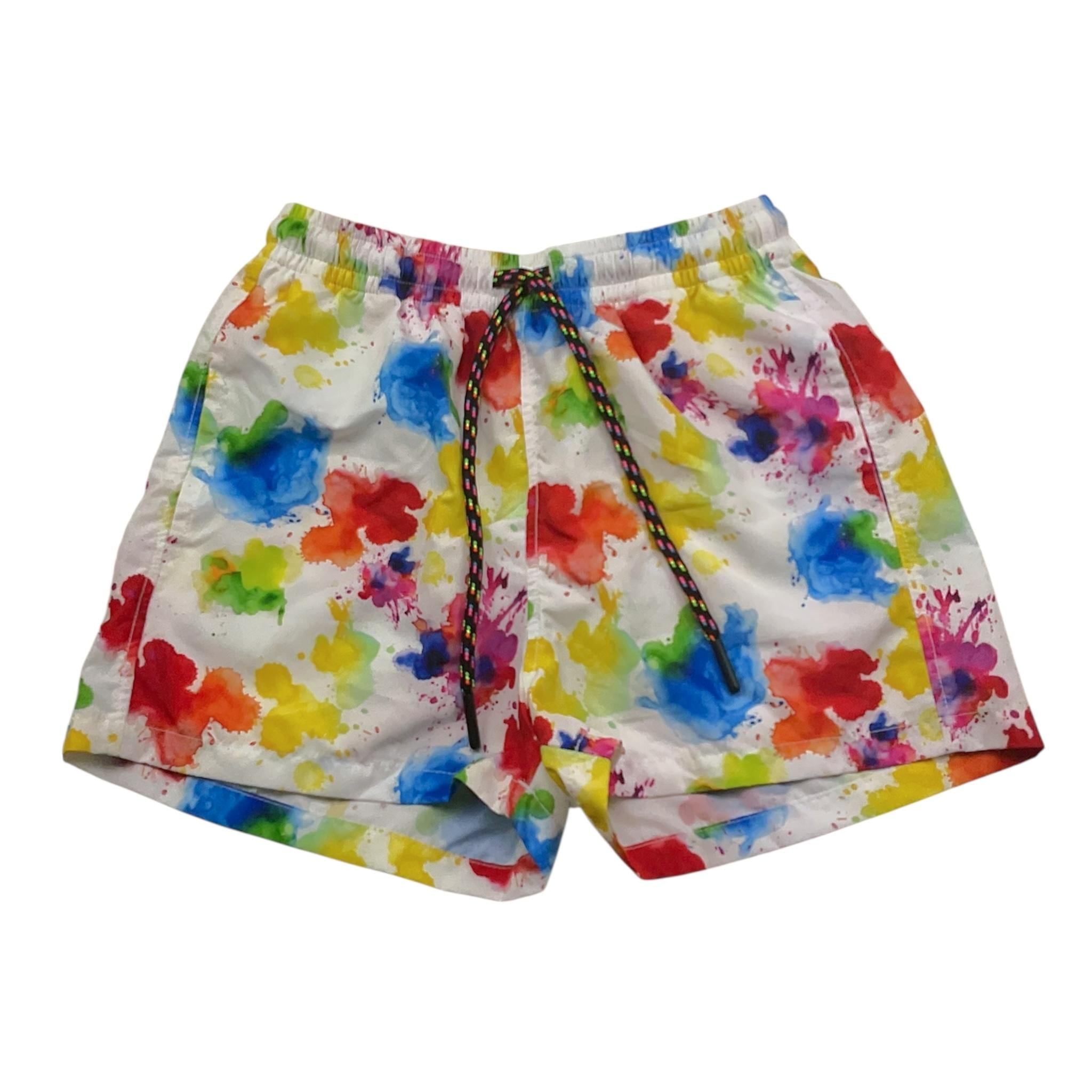 Nosbeachwear Costume Modello Boxer Tinta Unita con Stampa per Bambino P23BOXER BIANCO NOSBEACHWEAR 