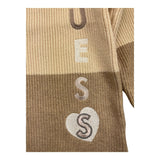 GUESS abito bicolore girocollo con stampa Beige/panna per Neonata K4BK19Z3FU0 BEIGE/PANNA GUESS 