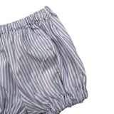 Ilfarobimbi Coulotte Tinta Unita con Fantasia A Righe per Neonata IFN50350 LILLA ILFAROBIMBI 