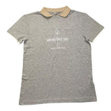 Eleventy T-Shirt Tinta Unita Con Clletto In Contrasto Grigio Per Bambino