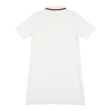 Gucci Abito Mezza Manica Tinta Unita per Bambina 809682 BIANCO GUCCI 