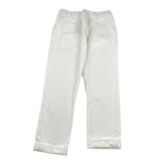 Paolo Pecora Pantalone tinta unita con Elastico In Vita Bianco per Bambino PP3302 BIANCO PAOLO PECORA 