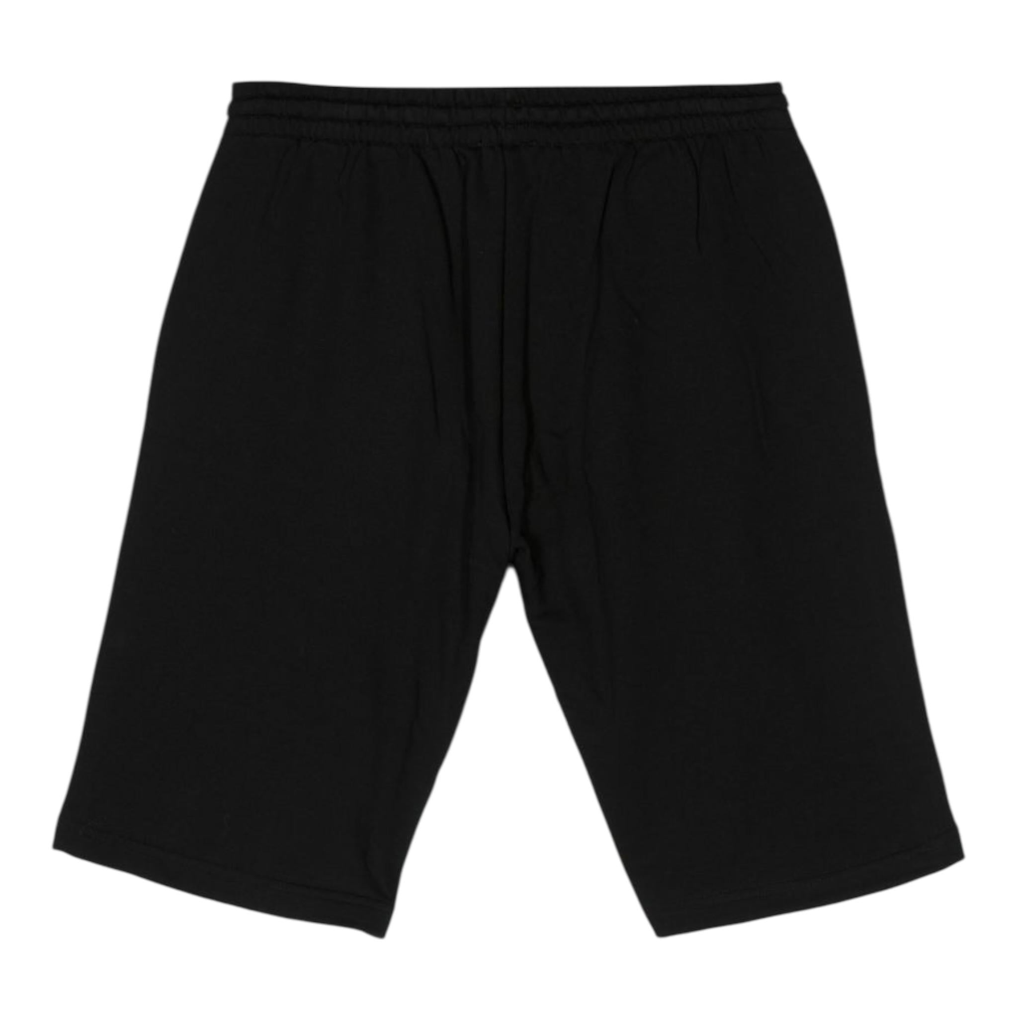 N°21 Bermuda Tinta Unita con Elastico In Vita E Stampa per Bambino N21614 NERO N°21 