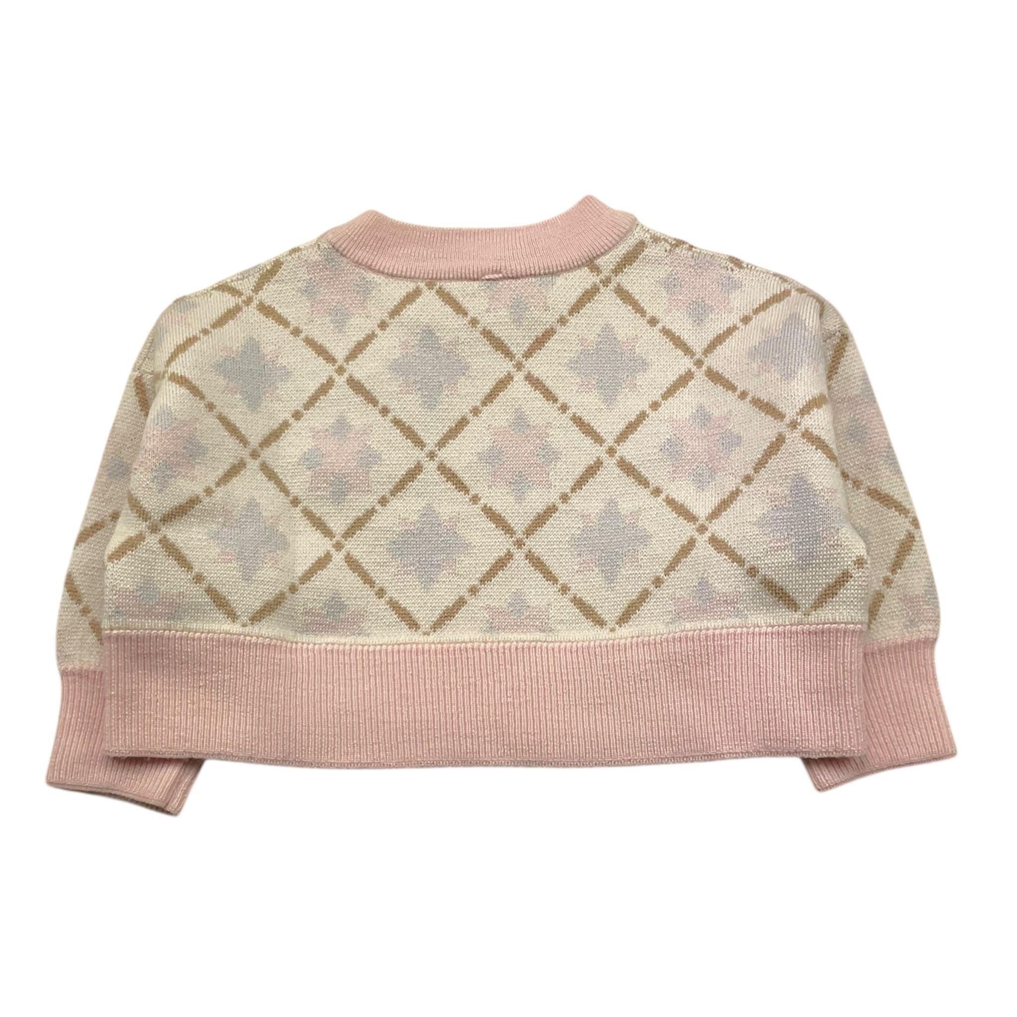 SIMONETTA maglia tinta unita con fantasia Panna per Neonata ST9B30N PANNA SIMONETTA 