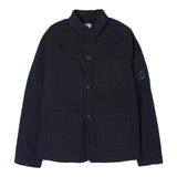 C.P. Company Giubbino In Denim Tinta Unita con Bottoni per Bambino CUA000L BLU C.P. COMPANY 