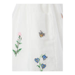 Stella Mccartney Gonna Tinta Unita con Elastico In Vita E Ricami per Bambina TW7A71 BIANCO STELLA McCARTNEY 