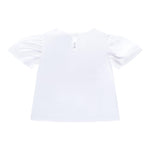 Marc Ellis T-Shirt Tinta Unita con Applicazioni per Neonata JMNTS16768 BIANCO MARC ELLIS 