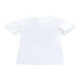 Marc Ellis T-Shirt Tinta Unita con Applicazioni per Neonata JMNTS16768 BIANCO MARC ELLIS 