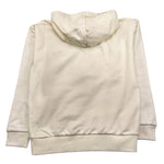TOMMY HILFIGER felpa chiusa con cappuccio tinta unita con logo Panna per Bambino KB0KB09379 PANNA TOMMY HILFIGER 