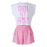 ODI ET AMO DJCM17327BIANCO/ROSA